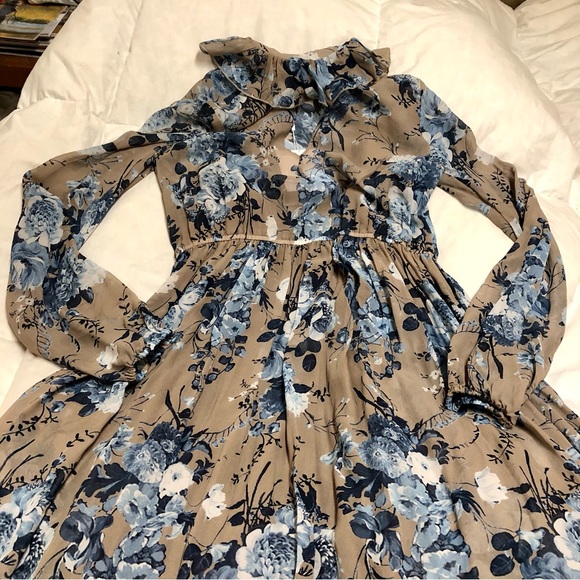 NWT Robert Rodriguez Ready To Wear Collection 2017 Floral Silk Prairie Dress - Picture 4 of 16